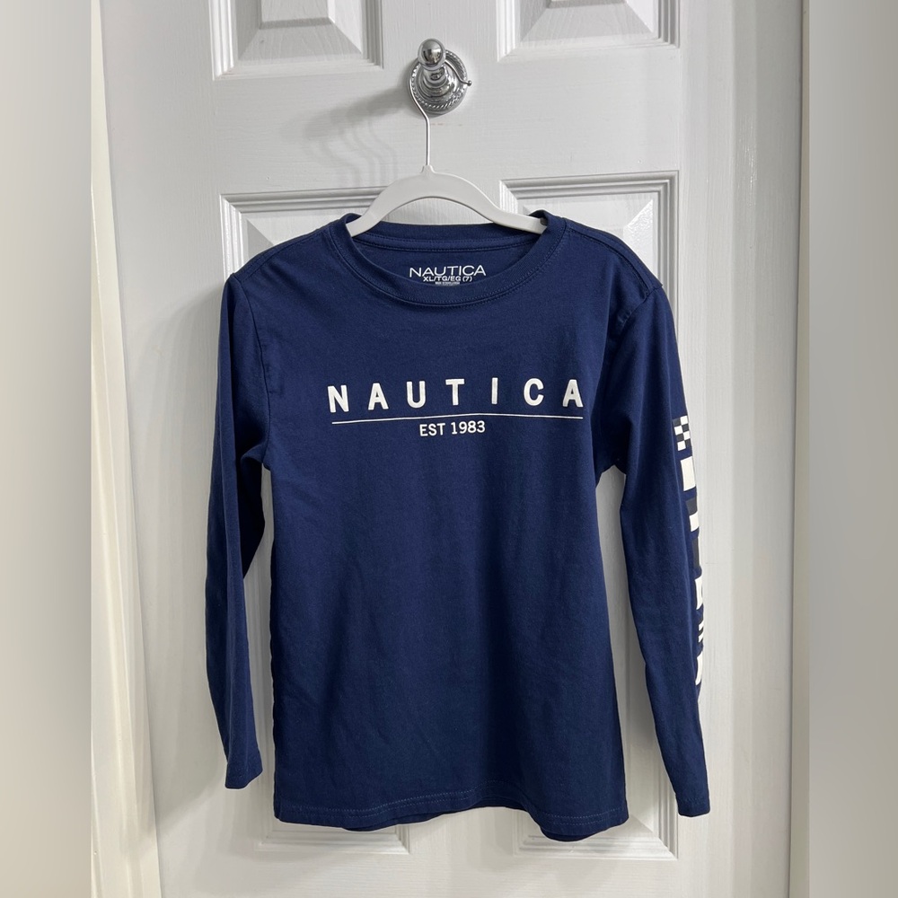 Nautica Kids Blue Sweater – Size XL (7 Years)